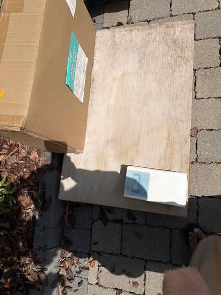 Photo of free Outdoor tiles hardly used (Watford) #1