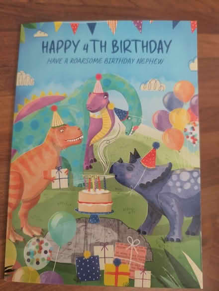 Photo of free Nephew 4th Birthday Card (Stoke-on-Trent ST6) #1
