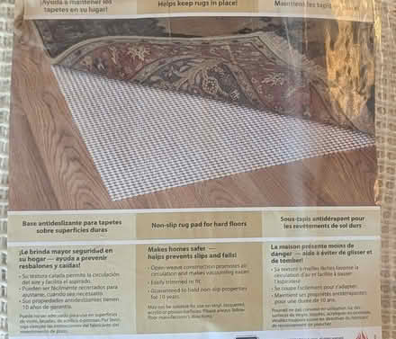 Photo of free Non-slip rug pads (Btwn DeAnza Collg&Home Depot) #1