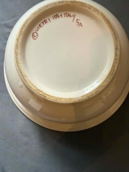 Photo of free Hand-painted Italian bowl (Mill Valley) #2