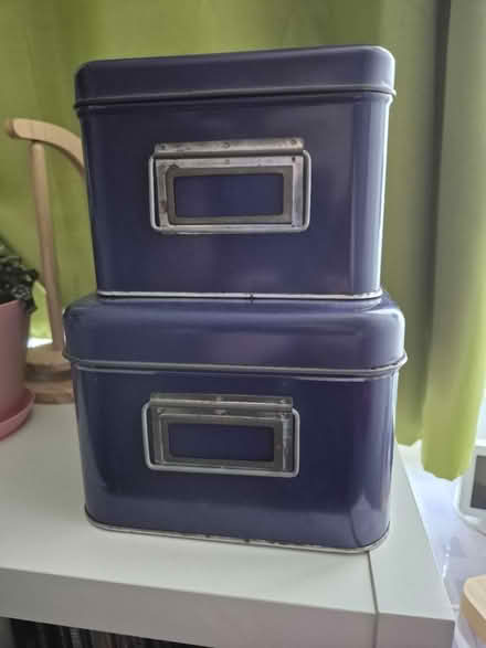 Photo of free Two storage tins (Wolverhampton WV10) #1