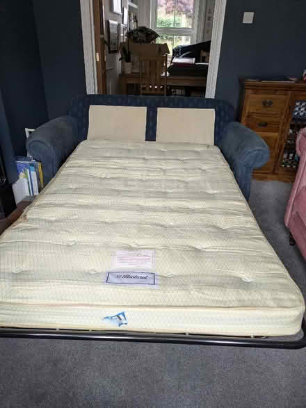 Photo of free Blue Two-Seater Sofa (Waverley Estate GU9) #2