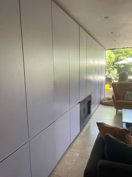 Photo of free Cupboard Doors (light purple) (KT10) #1