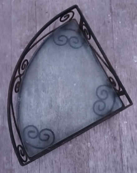 Photo of free Corner shelf, metal and galss (BN2) #3