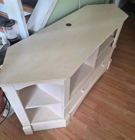 Photo of free Corner table / TV stand / credenza (Ford and Sheldon) #2