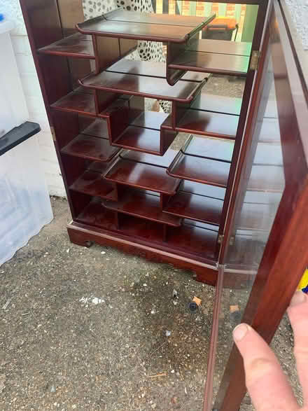 Photo of free Glass cabinet (Faversham ME13) #2