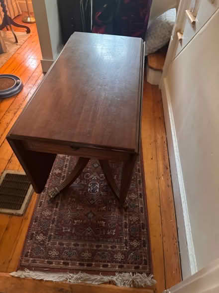 Photo of free Antique drop leaf table (Weston) #2