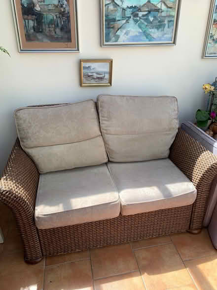 Photo of free Rattan sofa (Henfield BN5) #1
