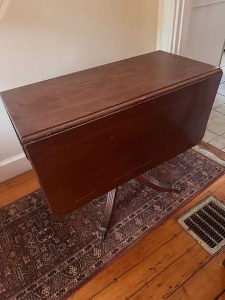 Photo of free Antique drop leaf table (Weston) #3