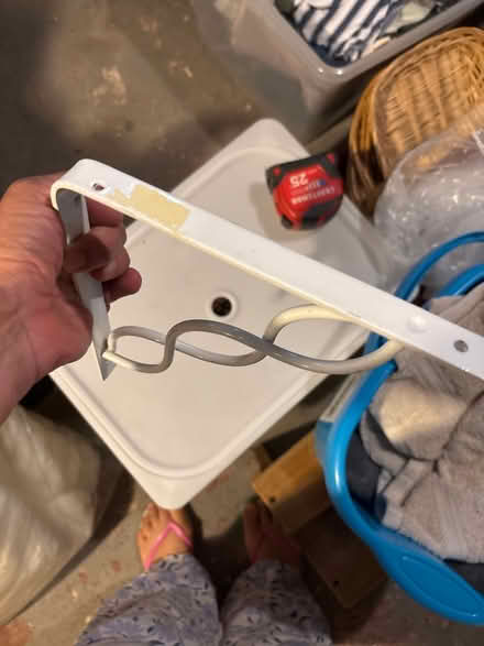 Photo of free White bracket (North Arlington, NJ) #2