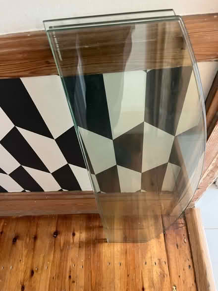 Photo of free Glass shelves + slot shelf brackets (Thornton Heath CR7 8) #1