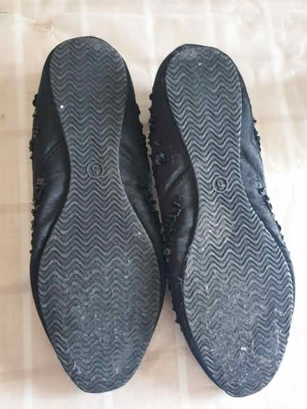 Photo of free Black barratts size 5 flat shoes (Ealing, W5) #1