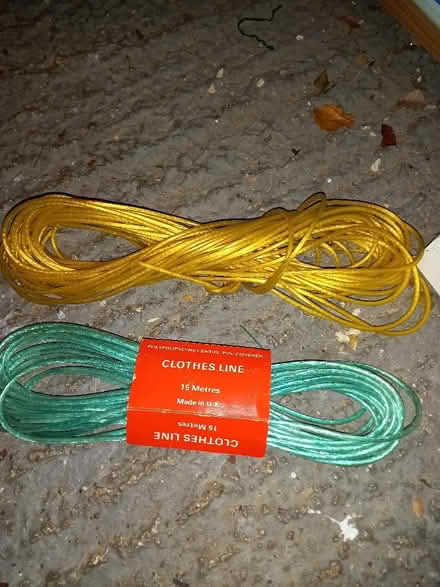 Photo of free 2x Clothes line (Cherwell Heights OX16) #1
