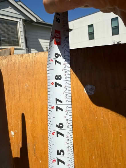 Photo of free Oversized Solid core wood door (Midtown Sacramento 95816) #4