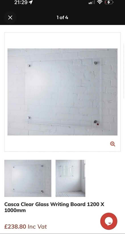 Photo of free Casca glass writing board (Willingdon) #2