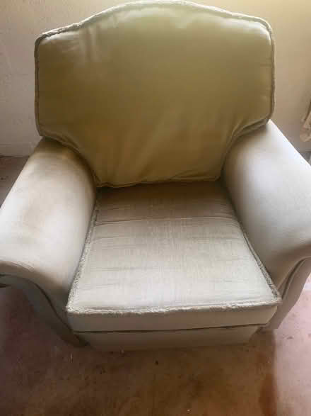 Photo of free Olive green 2 seater sofa and 2 armchair (Cheslyn Hay WS6) #3