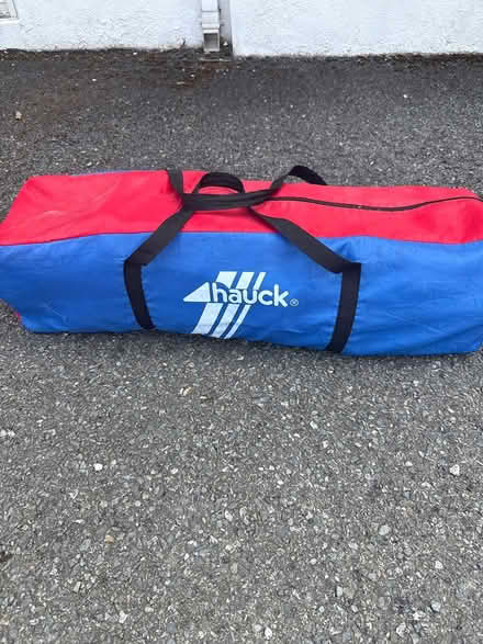 Photo of free Travel cot red (Rathfarnham) #1