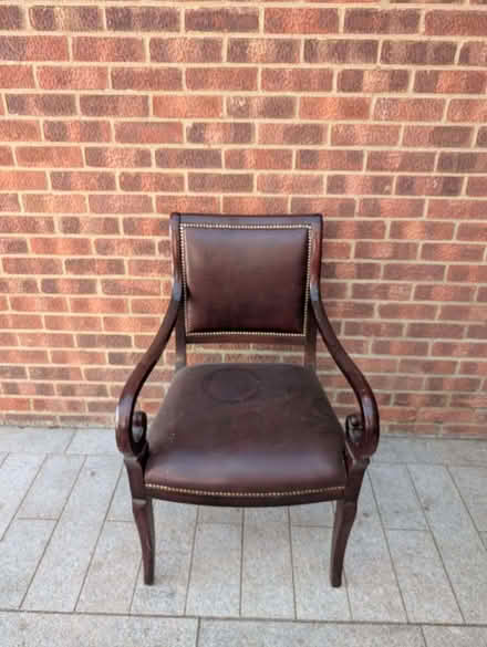 Photo of free Pleather chair (Kingsdown CT14) #1