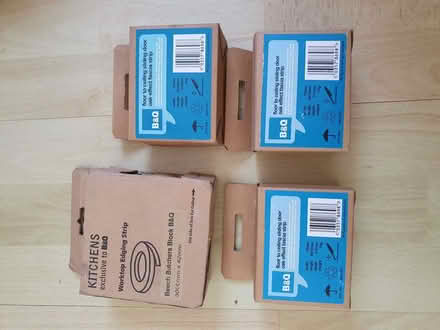 Photo of free B&Q edging strip mostly oak effect (GU2 Stoughton) #1