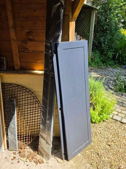 Photo of free 2 x Magnet tall 800 larder doors and length of plinth (Cherry Orchard SY2) #1