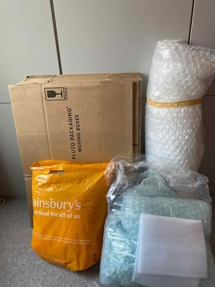 Photo of free Moving boxes and bubble wrap (NR26) #1