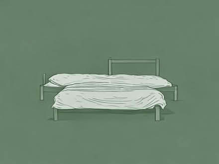 Photo of Solid wood single bed (Southey Green S5) #1