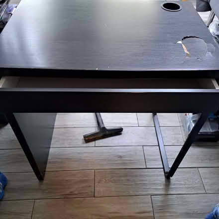 Photo of free Small ikea desk. Has slight damage. (Yardley B33) #1