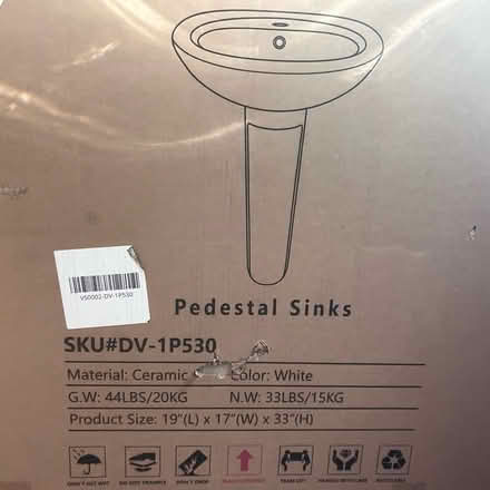 Photo of free Pedestal Sink (Upper west side) #1