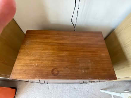 Photo of free Three drawer wooden chest, old but solid (Talbot Village BH10) #2