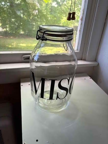 Photo of free Large glass canister (Croton-on-Hudson) #1