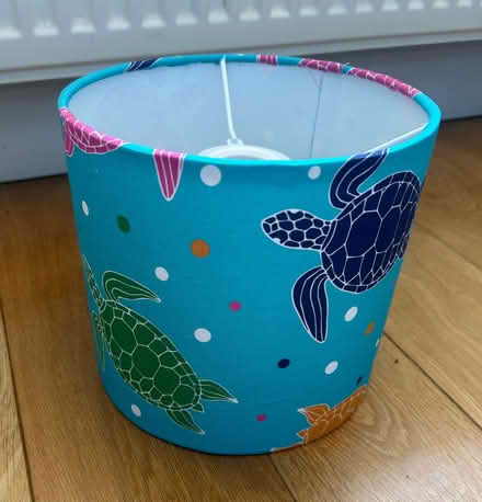 Photo of free 20cm drum lampshade (Lacey Green HP27) #1