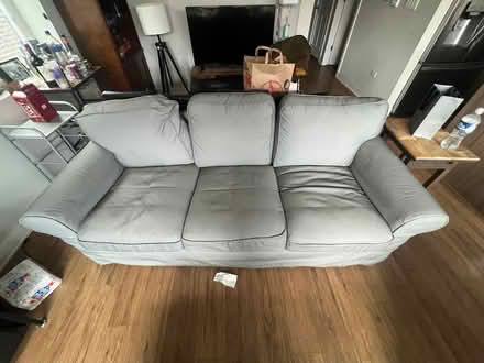 Photo of free Couch + Table + Chairs (Lincoln Park) #1