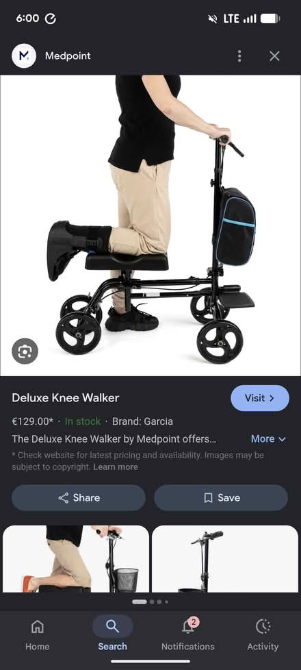 Photo of knee walker (Dublin) #1