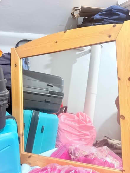 Photo of free Wooden mirror (LS8) #1
