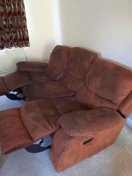 Photo of free Brown two- and three-seater sofas (Martock TA12) #4