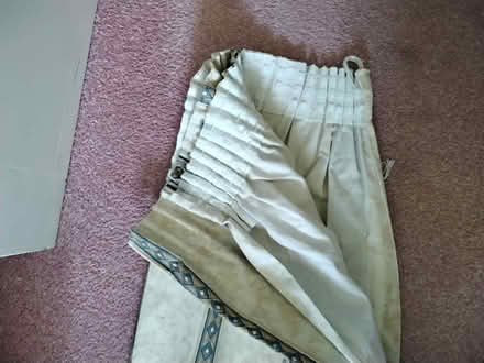 Photo of free Pair of polyester/cotton curtains size 46x72ins (Eye PE6) #1
