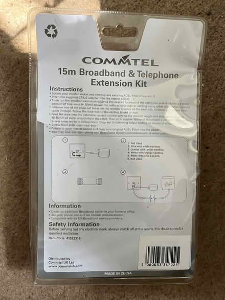 Photo of free Broadband & Telephone Extension Kit (BR6) #2