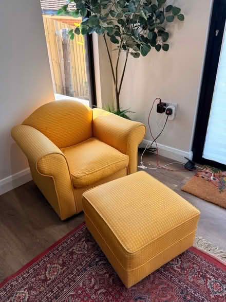 Photo of free Child’s armchair and footstool (St Pauls Ward GU15) #1