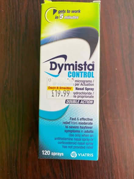 Photo of free Hay fever spray (Pass Courtyard LE65) #1