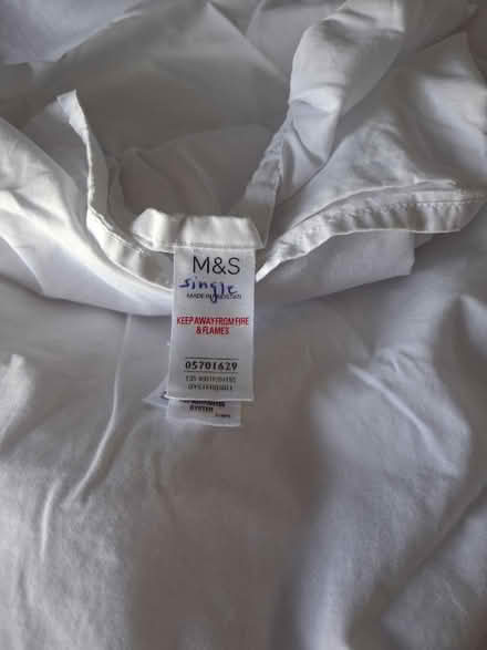 Photo of free White single sheet (Roffey, Horsham) #1