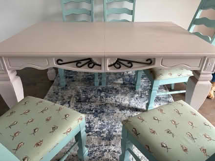 Photo of free Large dinning table and 6 chairs (Silverton EX54) #2