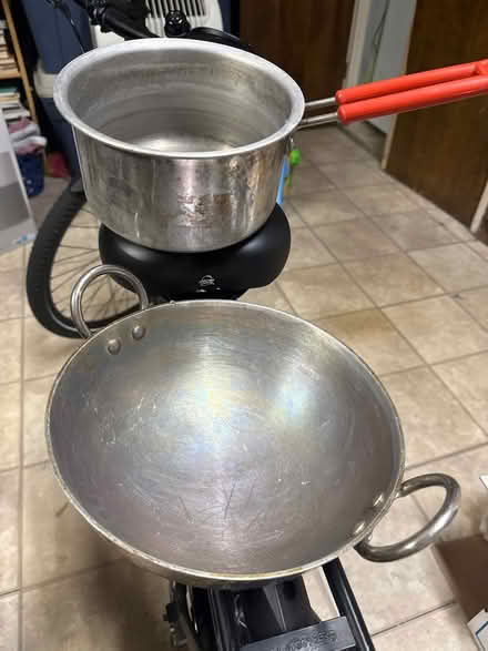 Photo of free Wok and saucepan (Blaney and Bollinger) #1