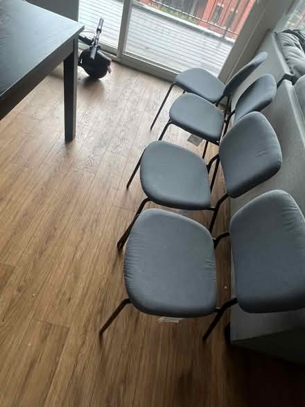 Photo of free Couch + Table + Chairs (Lincoln Park) #4