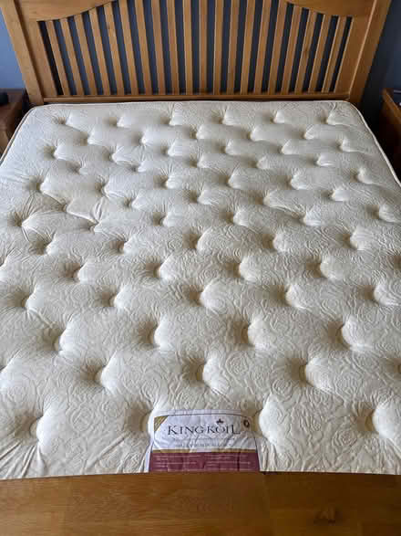 Photo of free Superking solid wooden bed frame (Rathfarnham) #4