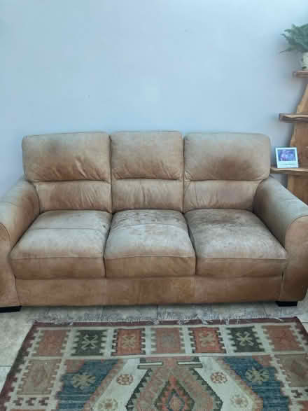 Photo of free Leather 3 piece suite (BN43) #1