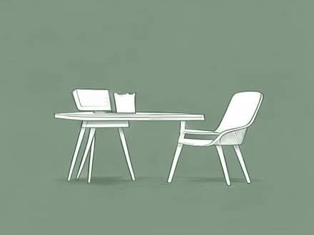Photo of free Ikea White Desk And Chair (Blaenavon NP4) #1
