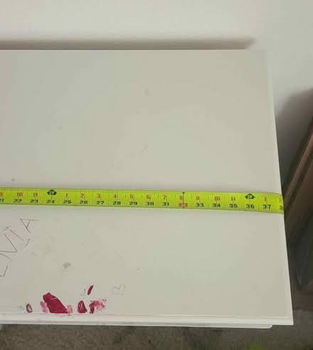 Photo of free white vanity/desk with storage (Leesburg) #3
