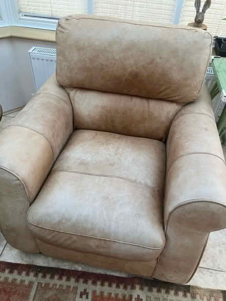 Photo of free Leather 3 piece suite (BN43) #3
