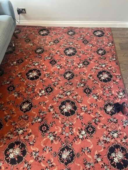 Photo of free Big Red Patterned Area Rug (SE14 new cross) #2