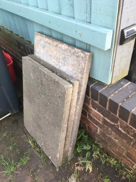 Photo of free Concrete slabs x3 (Ibstock LE67) #2